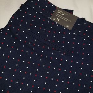 NWT Navy Polka Dot Winnie pant